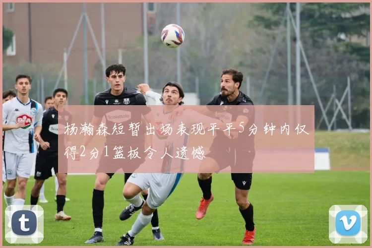 杨瀚森短暂出场表现平平5分钟内仅得2分1篮板令人遗憾